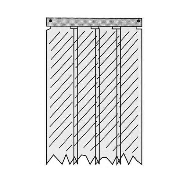 - 401Sa6043184Strip Curtain, 31 X 84 For  - Part# 401Sa6043184